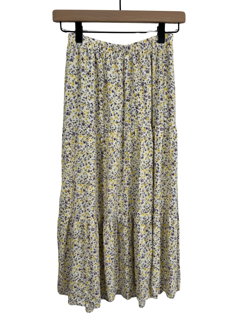 Rewind Floral Maxi Skirt Women’s XS Cottagecore Boho Prairie Pockets